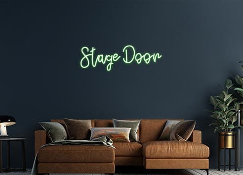 Design Your Own Sign Stage Door