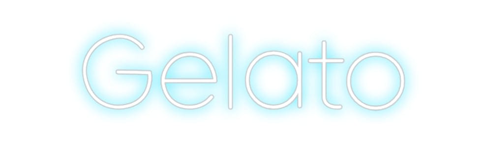 Design Your Own Sign Gelato