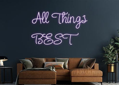 Design Your Own Sign All Things 
...