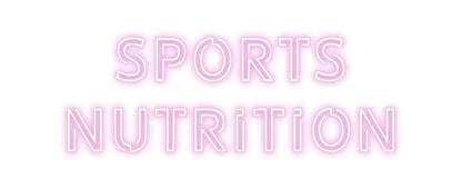 Design Your Own Sign sports 
nutr...