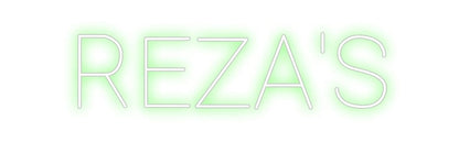 Design Your Own Sign REZA'S