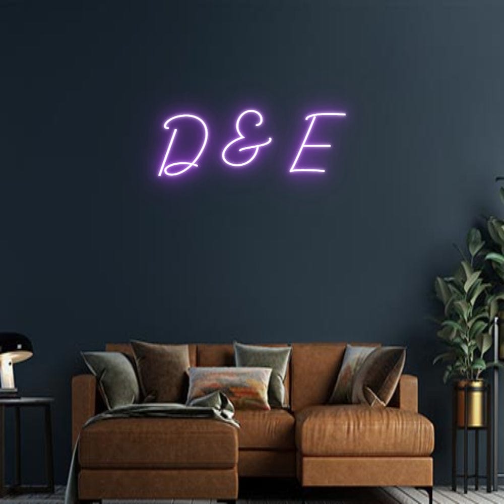 Design Your Own Sign D & E