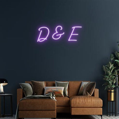 Design Your Own Sign D & E