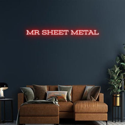Design Your Own Sign MR SHEET METAL