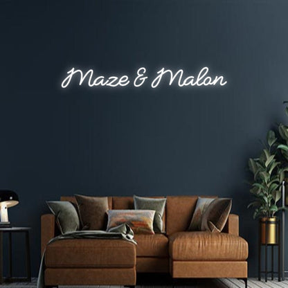 Design Your Own Sign Maze & Malon