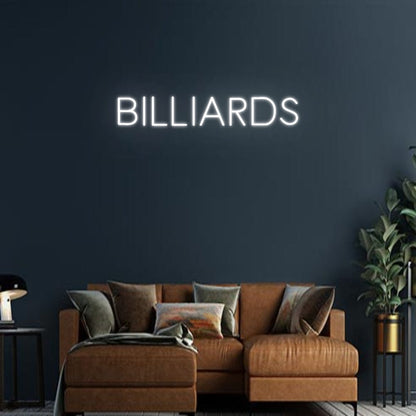 Design Your Own Sign BILLIARDS