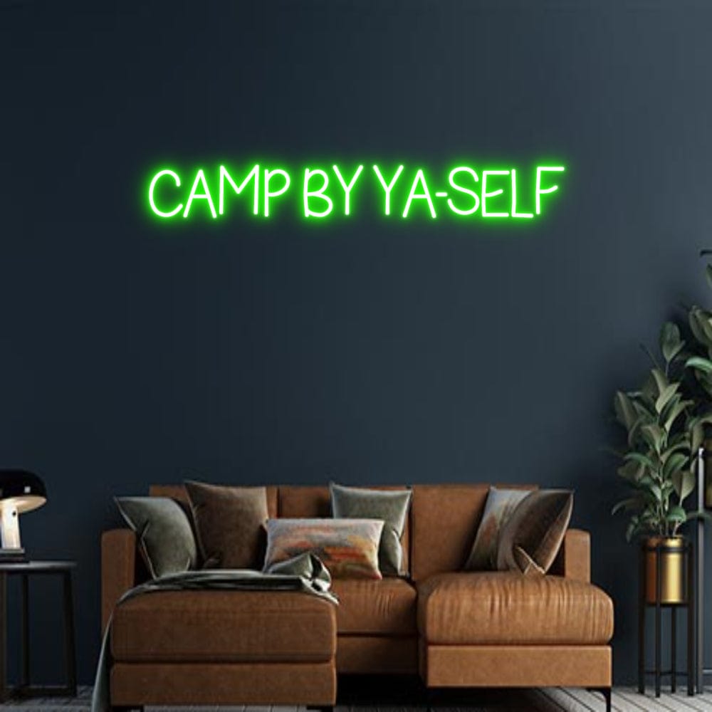Design Your Own Sign CAMP BY YA-SELF