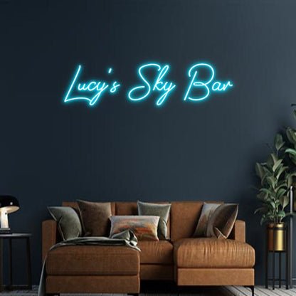 Design Your Own Sign Lucy’s Sky Bar