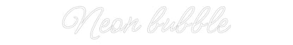 Design Your Own Sign Neon bubble