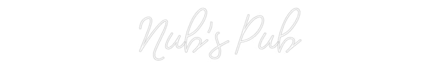 Design Your Own Sign Nub's Pub