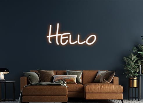 Design Your Own Sign Hello