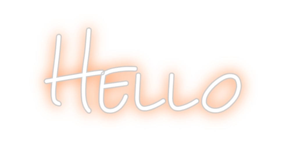 Design Your Own Sign Hello