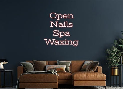 Design Your Own Sign Open
Nails
...