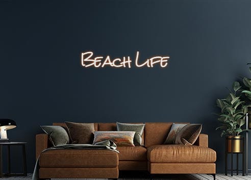 Design Your Own Sign Beach Life