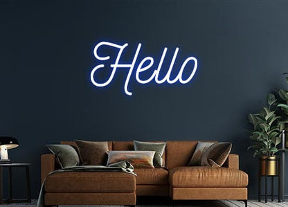 Design Your Own Sign Hello