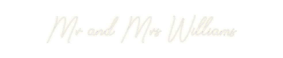 Design Your Own Sign Mr and Mrs Wi...