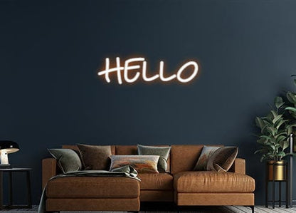 Design Your Own Sign hello