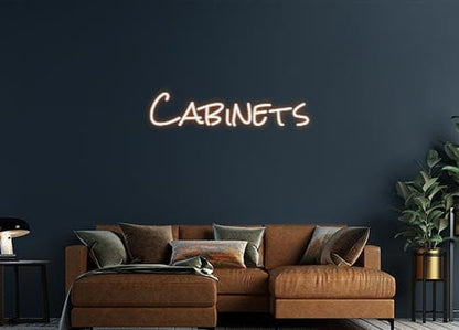 Design Your Own Sign Cabinets