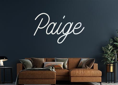 Design Your Own Sign Paige