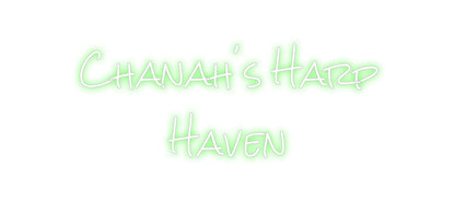 Design Your Own Sign Chanah's Harp...