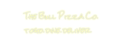 Design Your Own Sign The Bull Pizz...