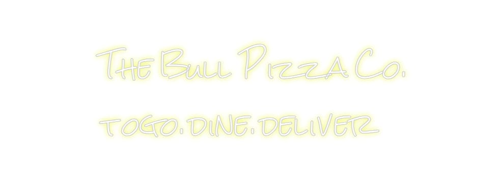 Design Your Own Sign The Bull Pizz...