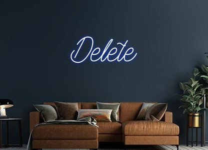 Design Your Own Sign Delete