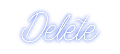 Design Your Own Sign Delete