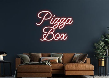 Design Your Own Sign Pizza
Box