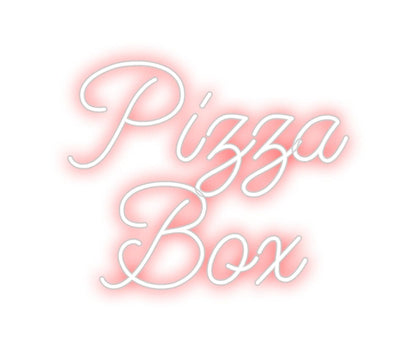 Design Your Own Sign Pizza
Box
