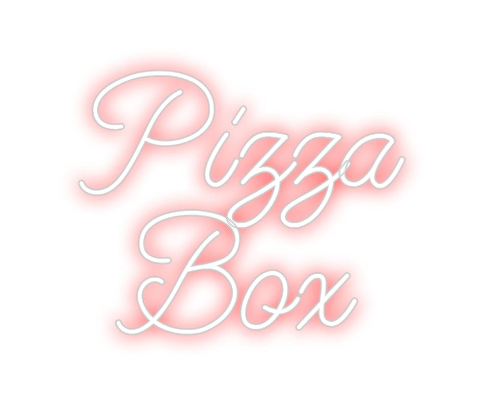 Design Your Own Sign Pizza
Box