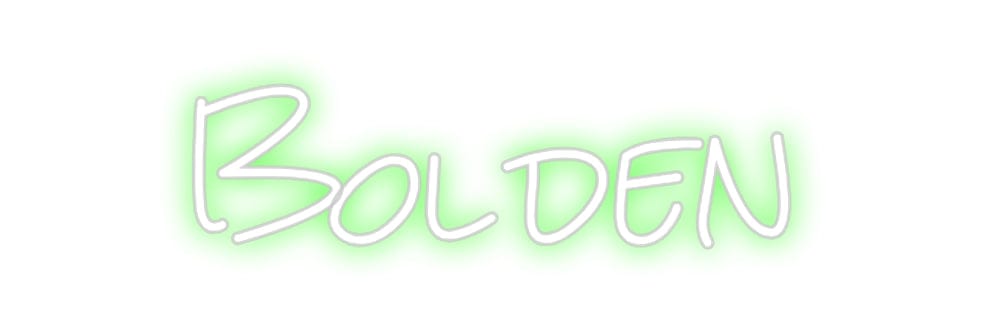Design Your Own Sign Bolden