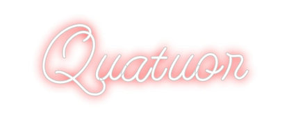 Design Your Own Sign Quatuor