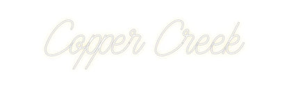 Design Your Own Sign Copper Creek