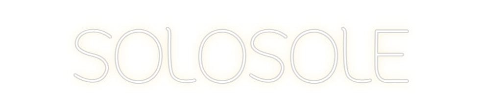 Design Your Own Sign SOLOSOLE