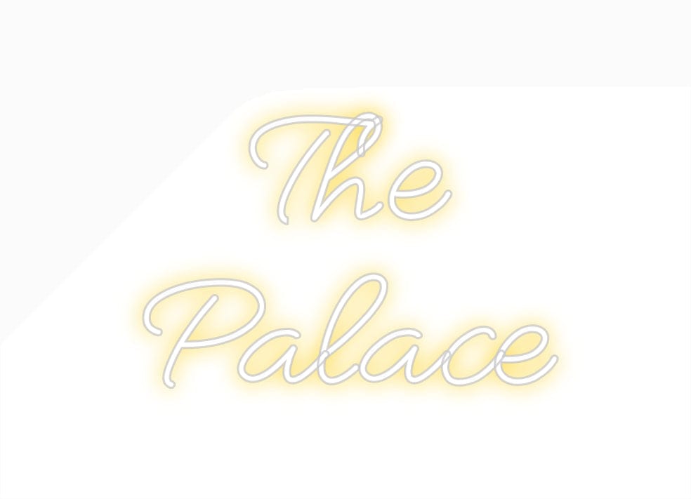 Design Your Own Sign The 
Palace