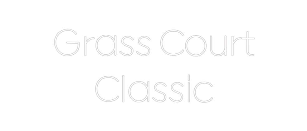 Design Your Own Sign Grass Court 
...