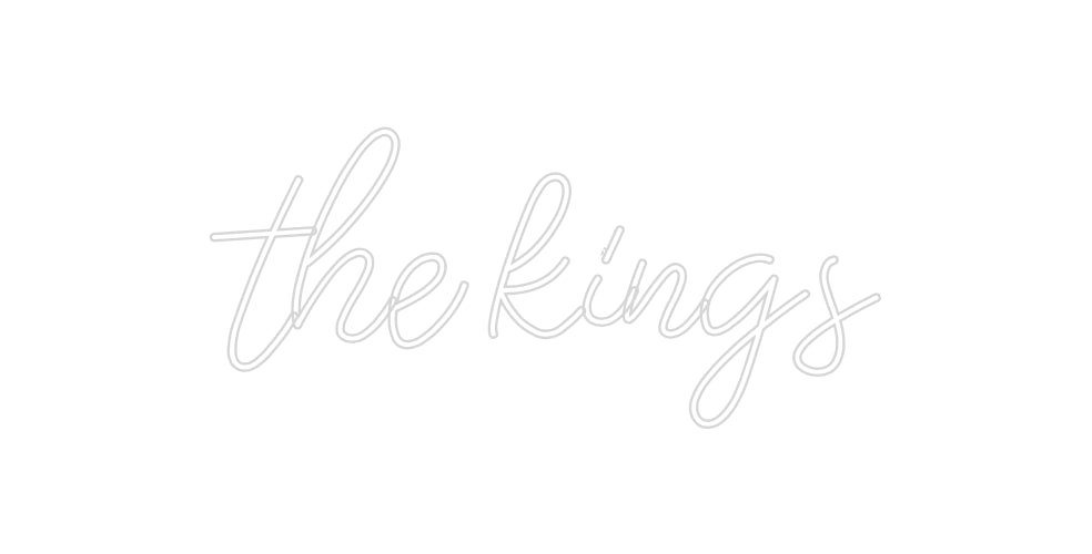 Design Your Own Sign the kings