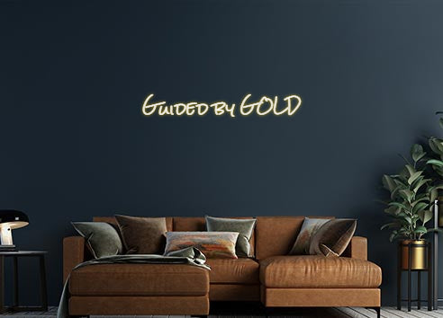 Design Your Own Sign Guided by GOLD