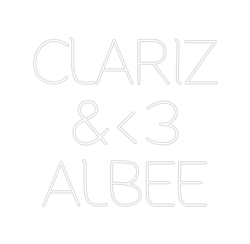 Design Your Own Sign CLARIZ
&<3
...