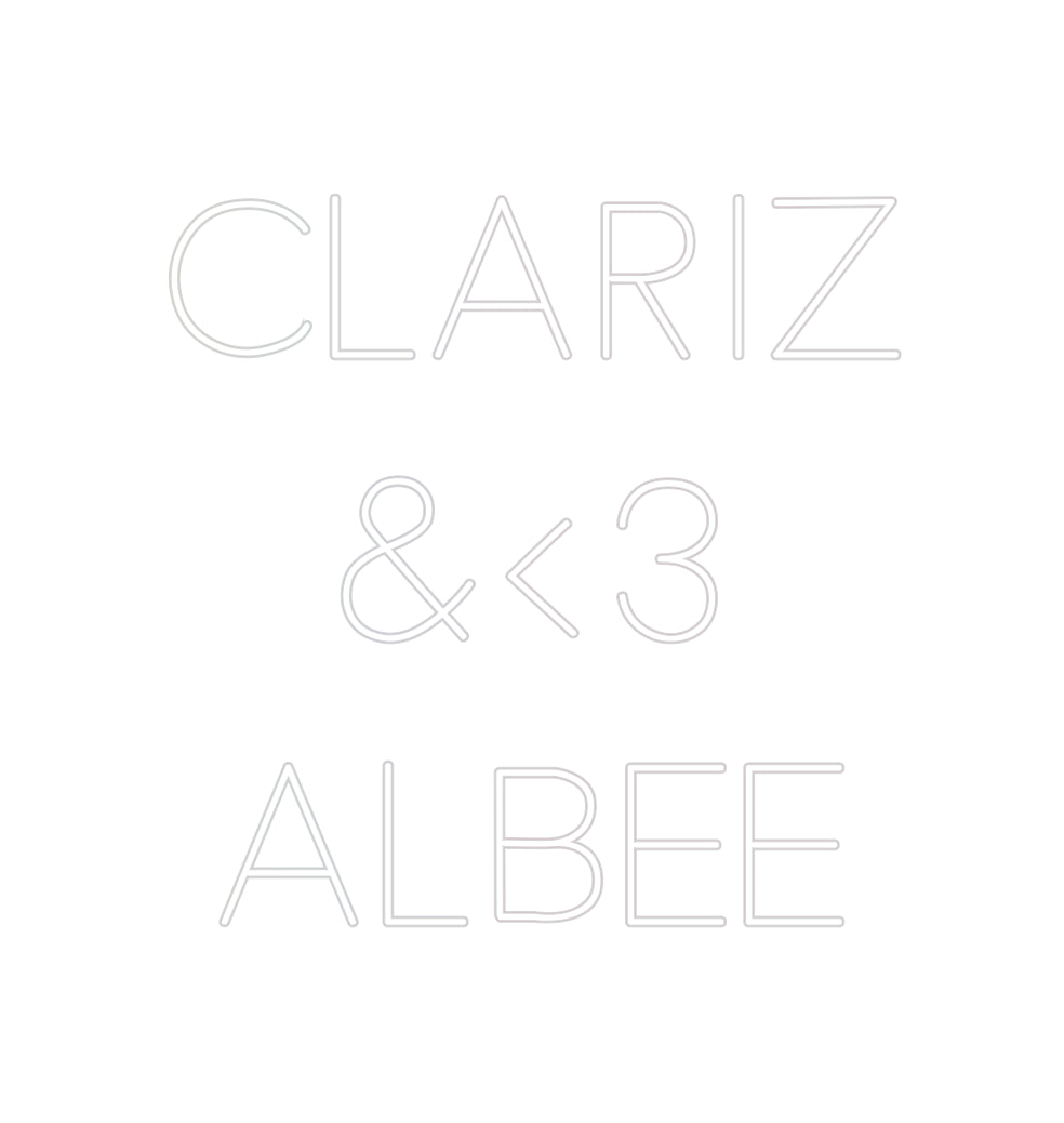 Design Your Own Sign CLARIZ
&<3
...