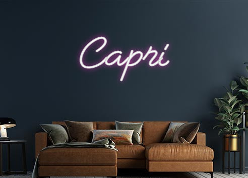 Design Your Own Sign Capri