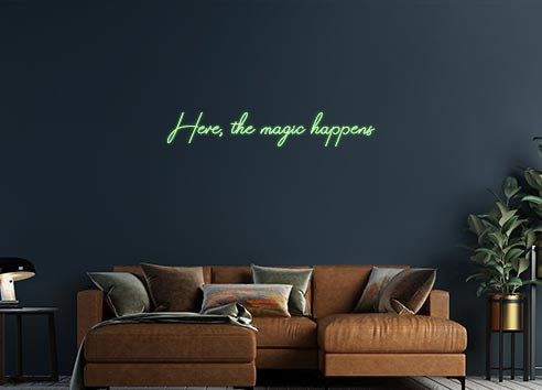 Design Your Own Sign Here, the mag...