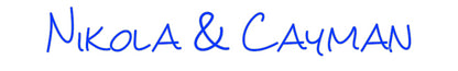 Design Your Own Sign Nikola & Cayman