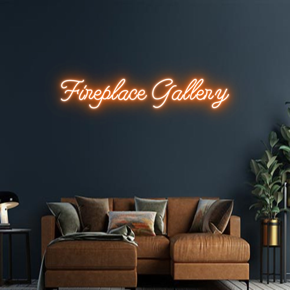 Design Your Own Sign Fireplace Gal...
