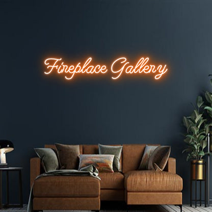 Design Your Own Sign Fireplace Gal...