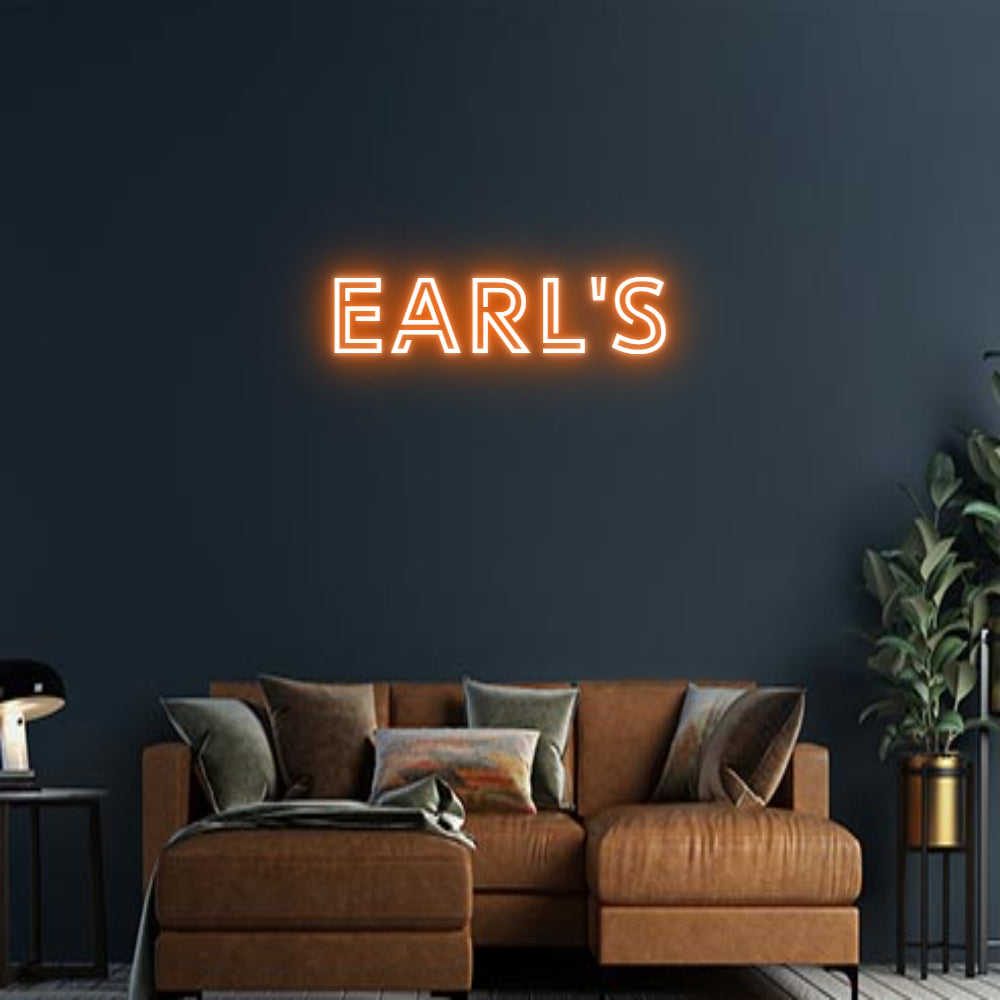 Design Your Own Sign EARL'S