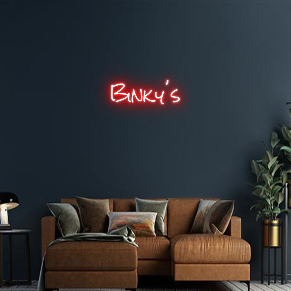 Design Your Own Sign Binky's