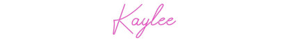 Design Your Own Sign Kaylee