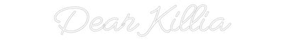 Design Your Own Sign Dear Killia